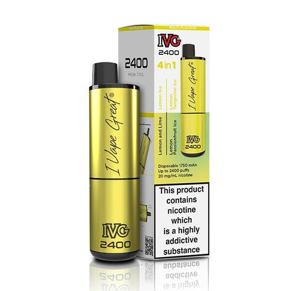 IVG 2400 4in1 Lemon Edition, Device and Packaging, Front