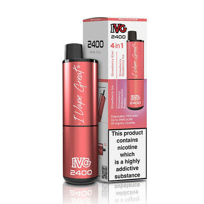 IVG 2400 4in1 Strawberry Edition, Device and Packaging, Front