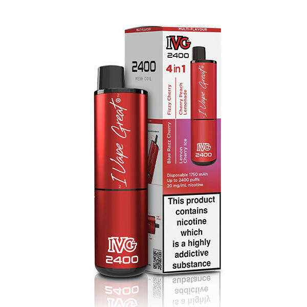 IVG 2400 4in1 Cherry Edition, Device and Packaging, Front