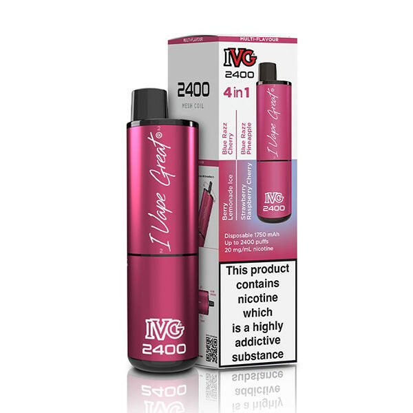 IVG 2400 4in1 Berry Edition, Device and Packaging, Front