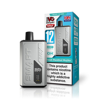IVG Smart Max vape device and packaging on a white background