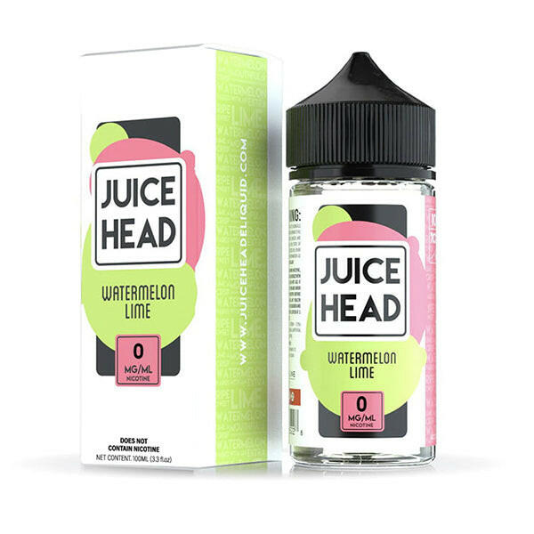Juice Head Watermelon Lime 100ML Shortfill, Bottle, Front
