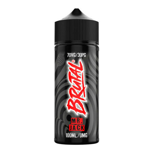 Brutal Brutal Mr Jack 100ml E-Liquid, Bottle, Front