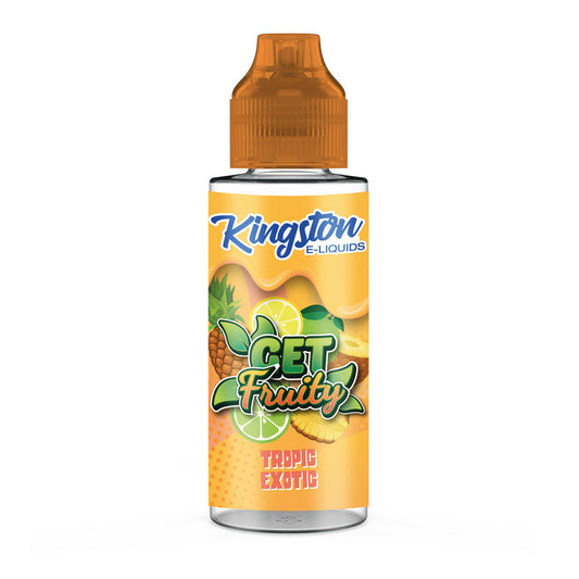 Kingston Get Fruity Tropical Exotic 100ML E-Liquid, Bottle, Front