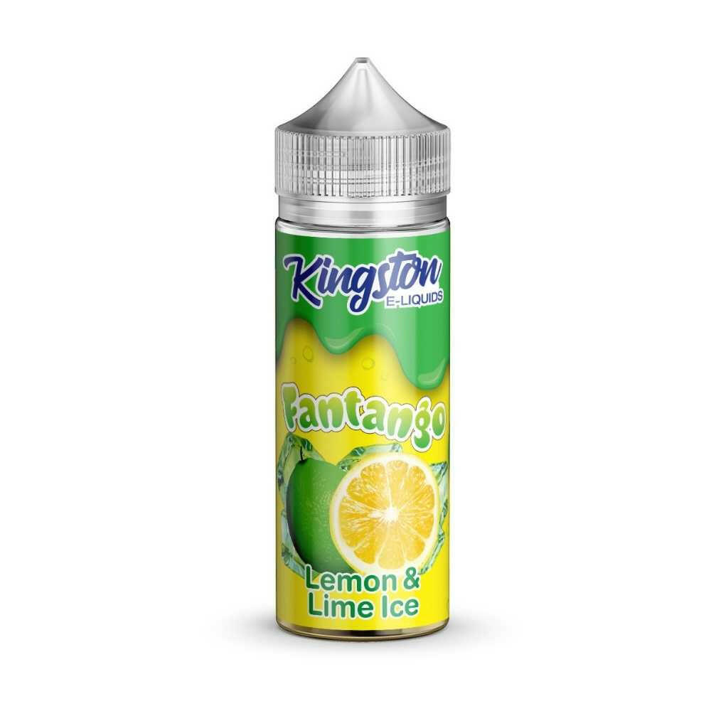 Kingston Fantango Lemon & Lime Ice 100ML E-Liquid, Bottle, Front