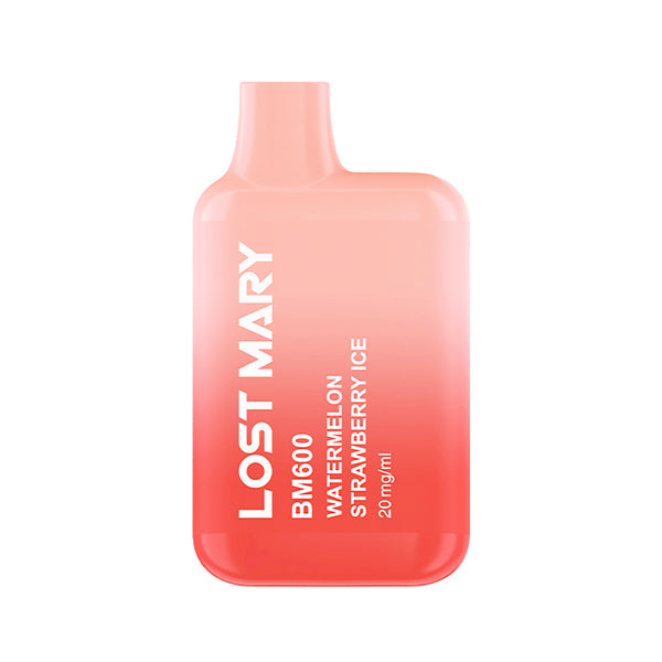 Lost Mary BM600 Watermelon Strawberry Ice Disposable Vape, Device, Front