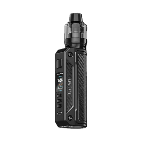 Lost Vape Themela Solo 100W Kit, Carbon Fibre, Front