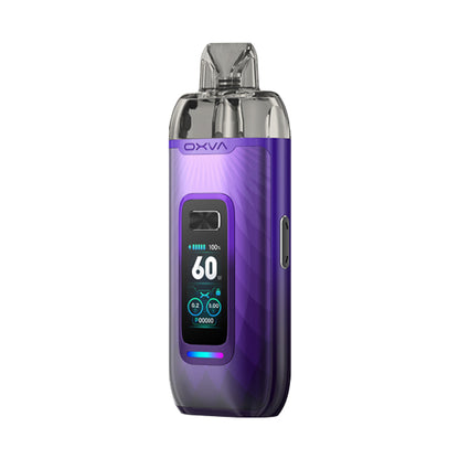 Oxva VPrime Auroral Purple Pod Vape Kit, Device, Front