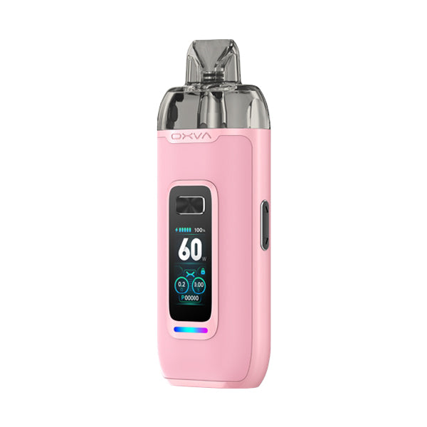 Oxva VPrime Sakura Pink Pod Vape Kit, Device, Front