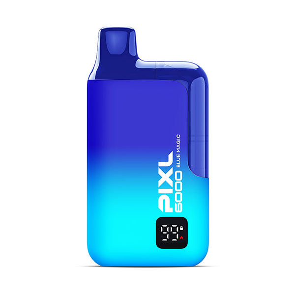 PIXL 6000 Blue Magic Disposable Vape Kit, Device, Front
