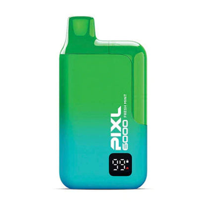 PIXL 6000 Fresh Mint Disposable Vape Kit, Device, Front