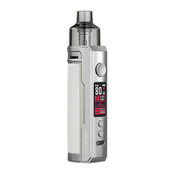 Voopoo Drag X Silver White Kit, Device, Front