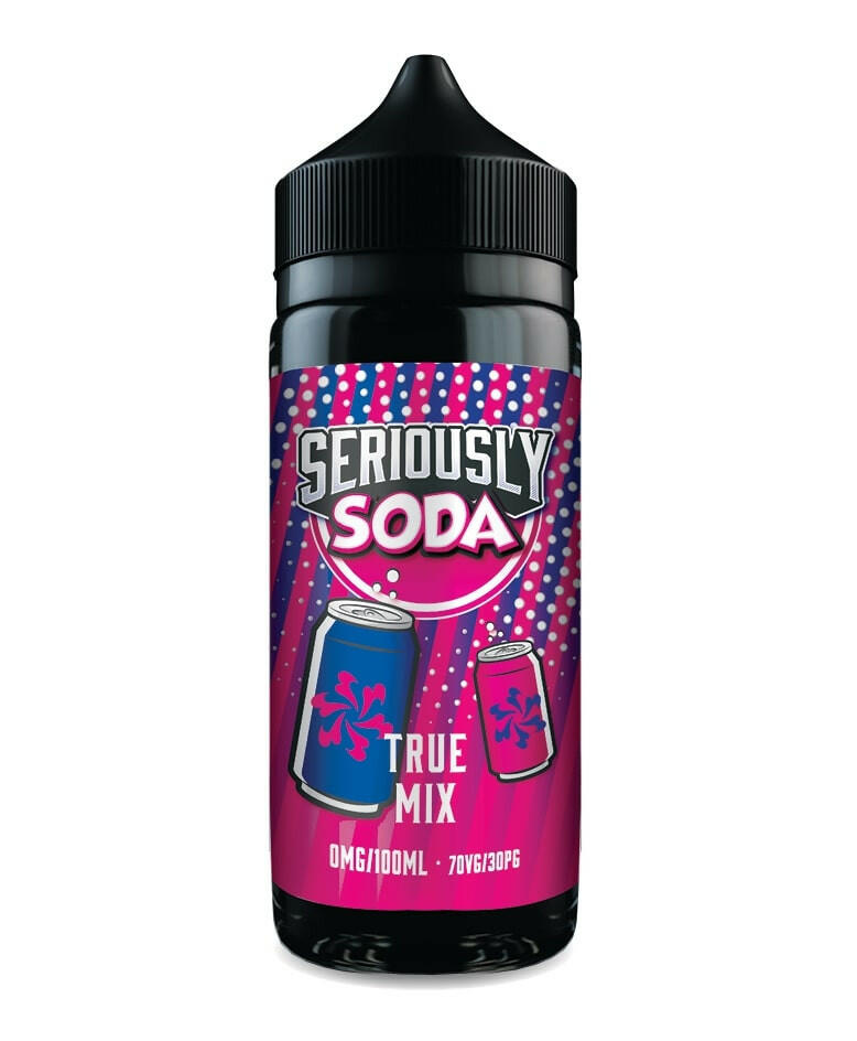 Seriously Soda True Mix 100ML Shortfill, Bottle, Front