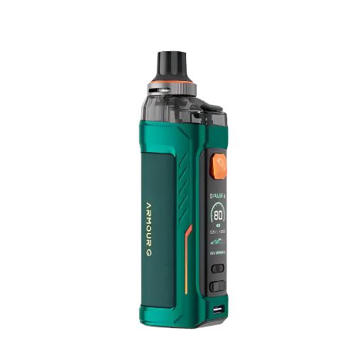 Vapouresso Armour G Green Vape Kit, Device, Front