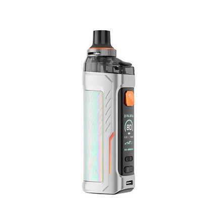 Vapouresso Armour G Silver Vape Kit, Device, Front