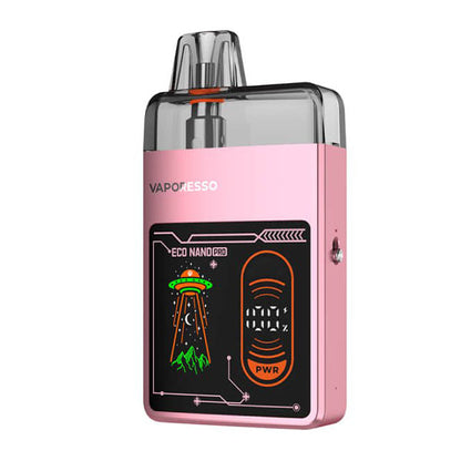 Vaporesso Eco Nano Pro Pod Vape Kit Pink, Device, Front