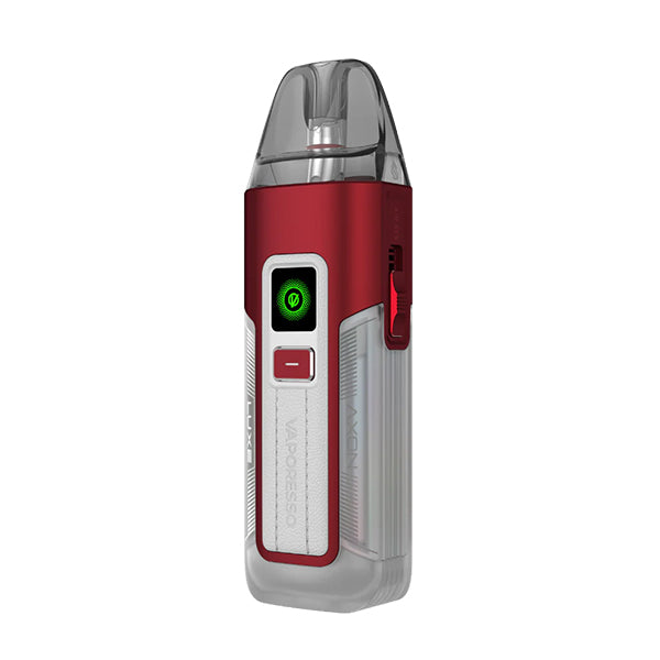 Vaporesso Luxe X2 Pod Vape Kit Ruby White, Device, Front