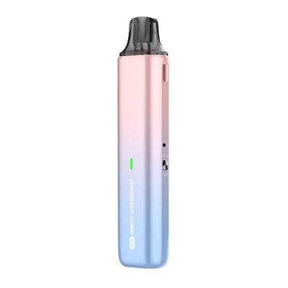 Gradient coloured vape device, Vaporesso Vibe SE,  on a white background