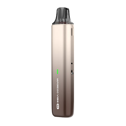 Brown vape device, Vaporesso Vibe SE,  on a white background