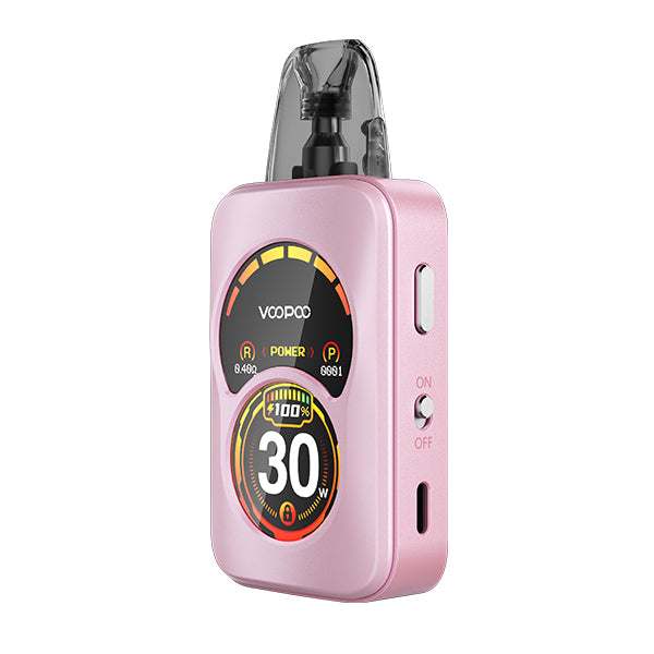 Voopoo Argus A Crystal Pink Vape Pod Kit, Device, Front