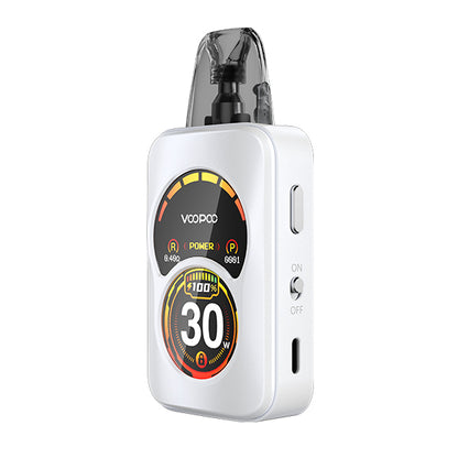 Voopoo Argus A Pearl White Vape Pod Kit, Device, Front