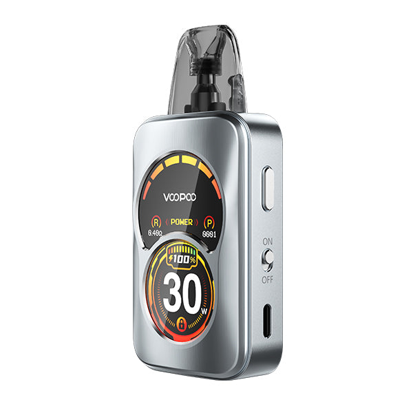 Voopoo Argus A Storm Silver Vape Pod Kit, Device, Front