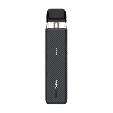 Black Carbon Xros 5 Mini Vape Device against white background