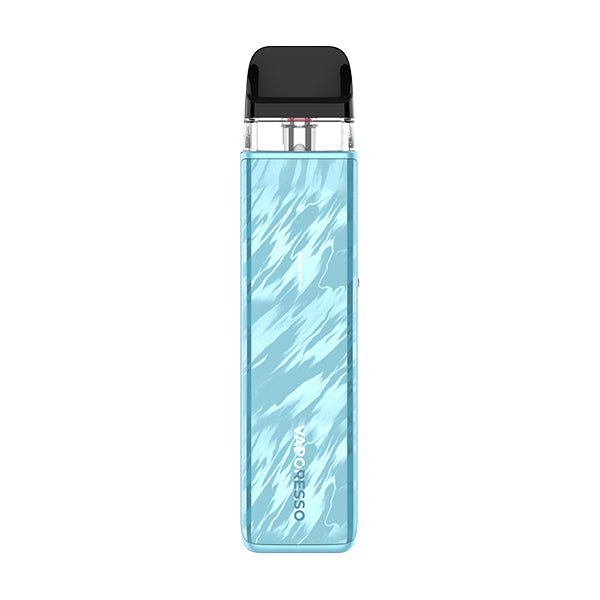 Flowing Blue Xros 5 Mini Vape Device against white background
