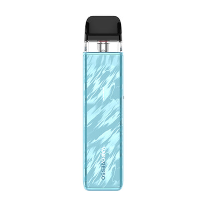 Flowing Blue Xros 5 Mini Vape Device against white background