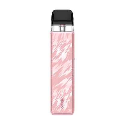 Flowing Pink Xros 5 Mini Vape Device against white background