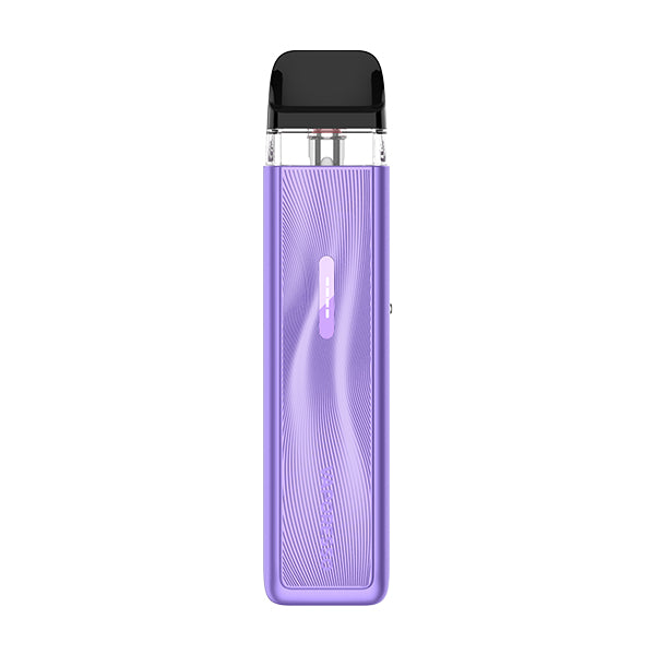 Purple Xros 5 Mini Vape Device against white background
