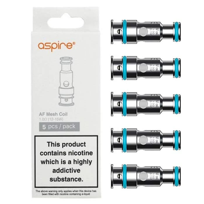 Aspire AF Mesh Coils, Packaging and Coils, Front