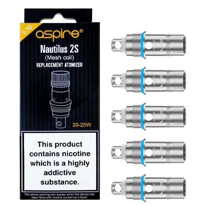 Aspire Nautilus 2S Replacement Coil, Packaging and Coils, Front