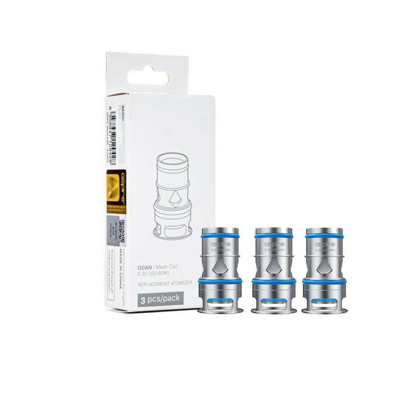 Aspire Odan Mesh Replacement Coil, Packaging and Coils, Front