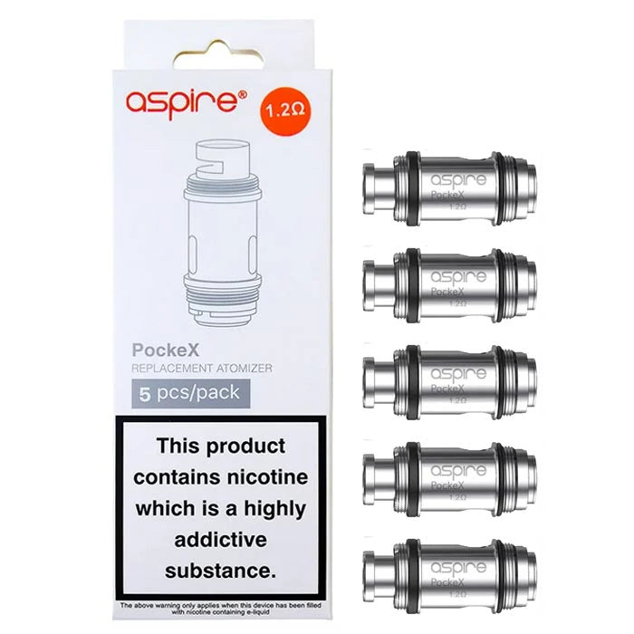 Aspire PockeX Replacement Coil, Packaging and Coils, Front