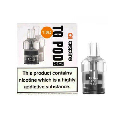 Aspire TG Replacement Pods, Packaging and Pods, Front