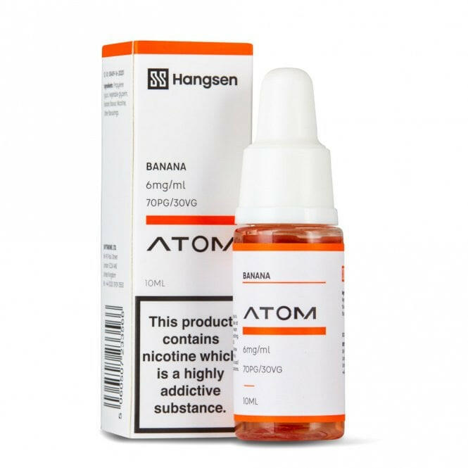 Hangsen Banana E-Liquid 10ml, Packaging and Bottle, Front