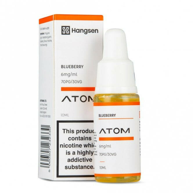 Hangsen Blueberry E-Liquid 10ml, Packaging and Bottle, Front