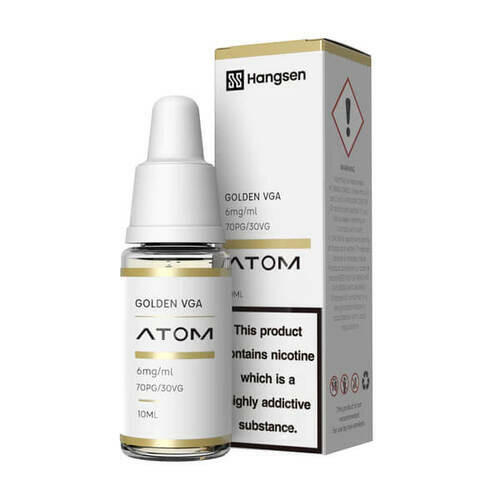 Hangsen Golden VGA E-Liquid 10ml, Packaging and Bottle, Front