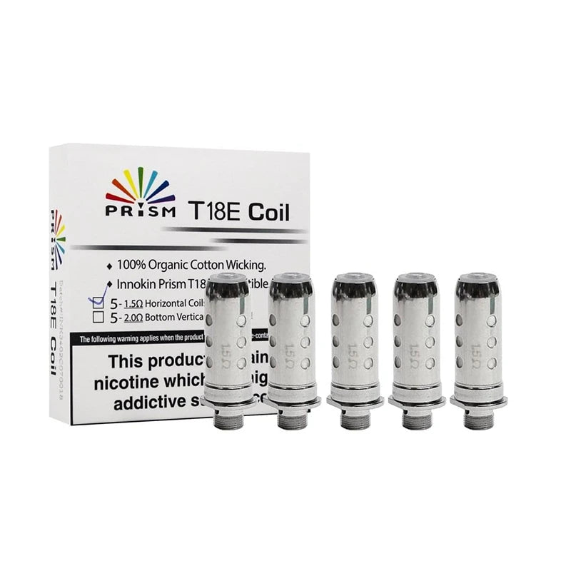 Innokin Prism T18E Replacement Coil, Packaging and Coils, Front