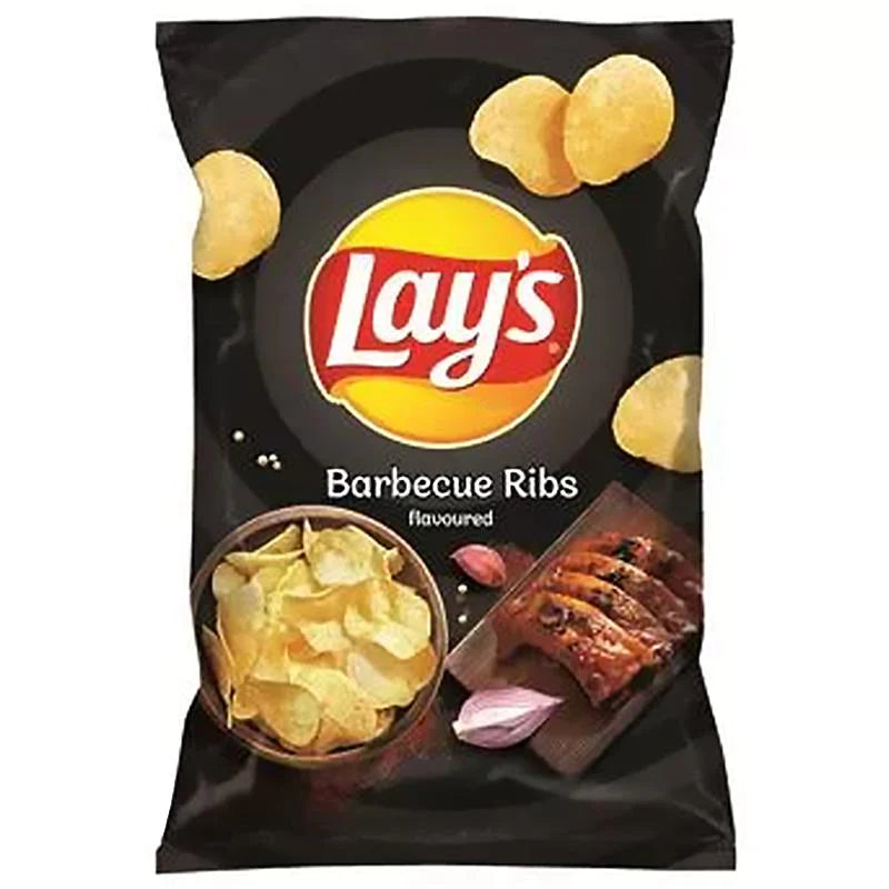 Lays Barbecue Ribs Crisps Polish Import Next Day Delivery – Escobar ...