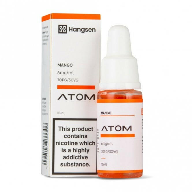 Hangsen Mango E-Liquid 10ml, Packaging and Bottle, Front