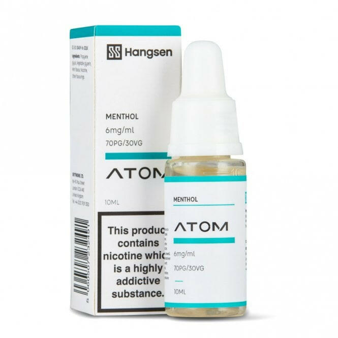 Hangsen Menthol E-Liquid 10ml, Packaging and Bottle, Front