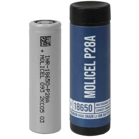 Molicel P28A 18650 2800mAh Battery, Battery, Front