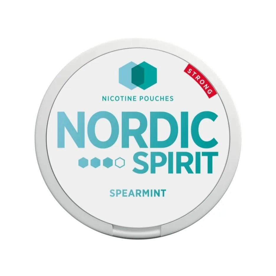 Nordic Spirit Spearmint Nicotine Pouches, Packing, Front