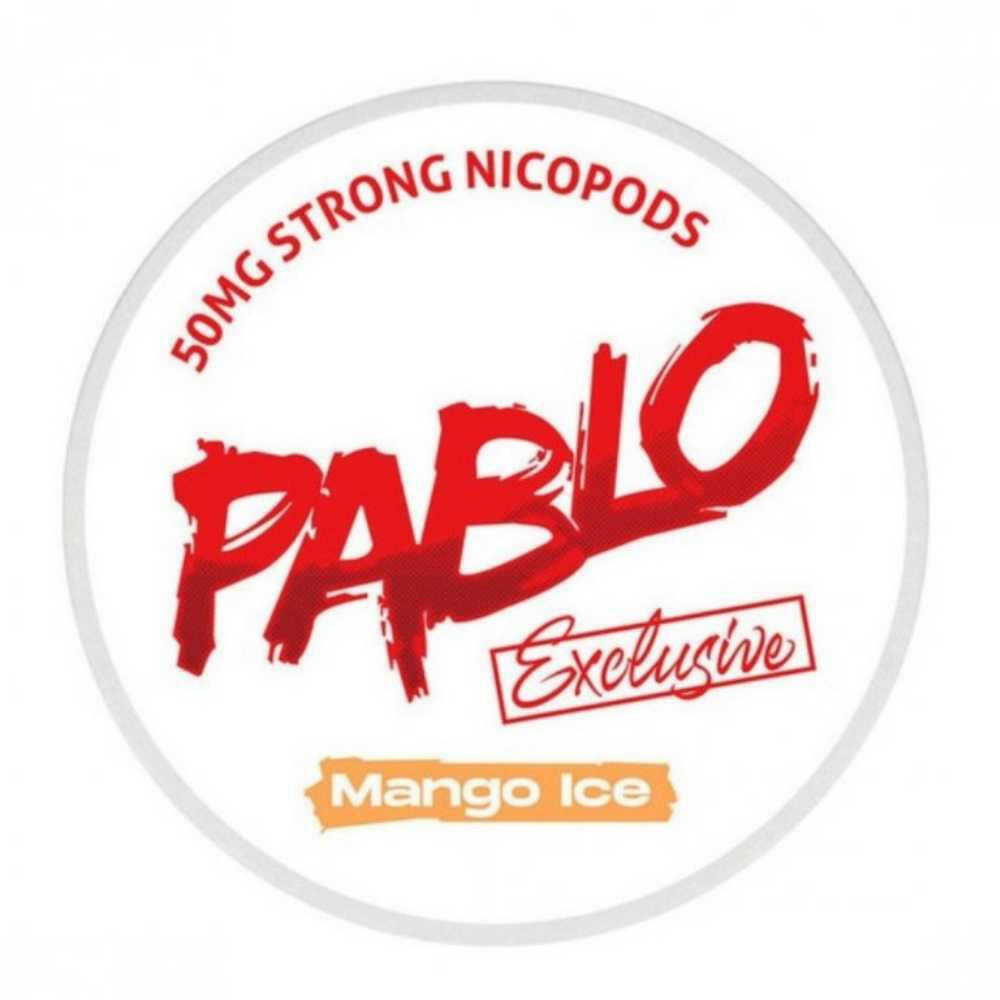 Pablo Mango Ice Nicotine Pouches, Packaging, Front