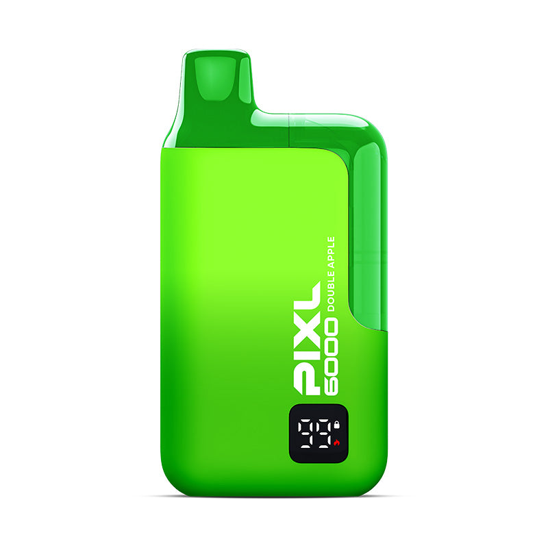 PIXL 6000 Double Apple Disposable Vape Kit, Device, Front