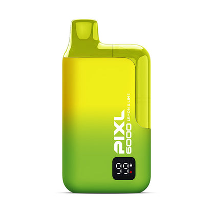 PIXL 6000 Lemon Lime Disposable Vape Kit, Device, Front