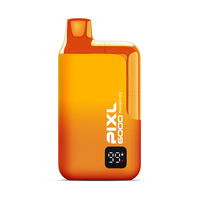 PIXL 6000 Mango Ice Disposable Vape Kit, Device, Front
