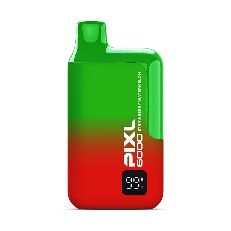 PIXL 6000 Strawberry Watermelon Disposable Vape Kit, Device, Front